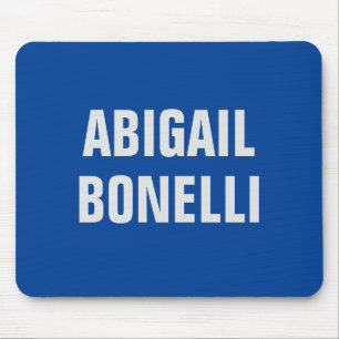 Tapis De Souris Sharp bold personnalisé excellent nom minimaliste