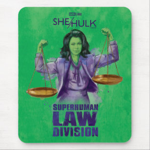 Tapis De Souris She-Hulk Scales de la justice Division du droit su
