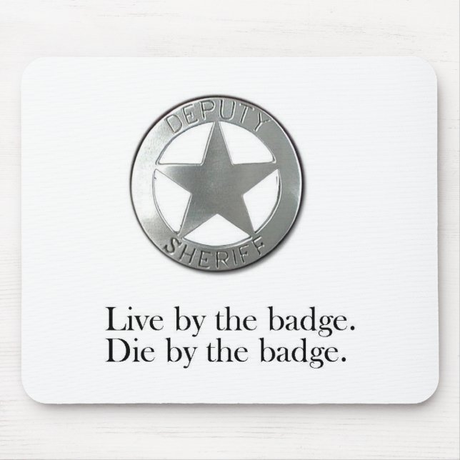 Tapis De Souris Shérif adjoint Mousepad (Devant)