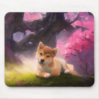Tapis De Souris Shiba Inu Imaginaire Anime