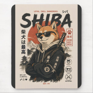 TAPIS DE SOURIS SHIBA LE PROTECTEUR