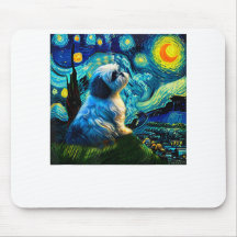 Shih Tzu Funny, Chien, Van Gogh,