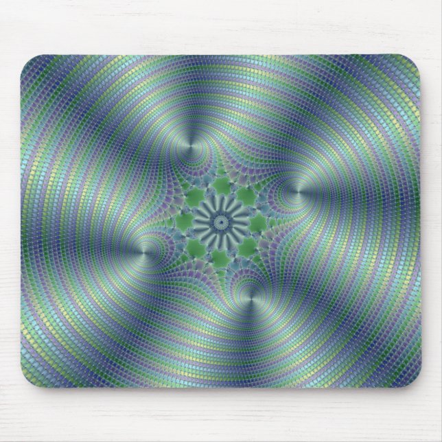 Tapis De Souris Shimmerine - art de fractale (Devant)