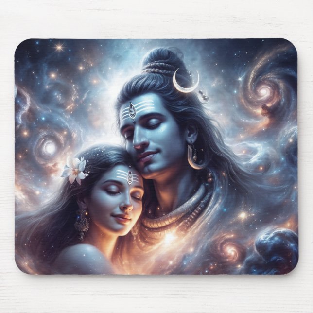 Tapis De Souris Shiva et Shakti amour cosmique (Devant)