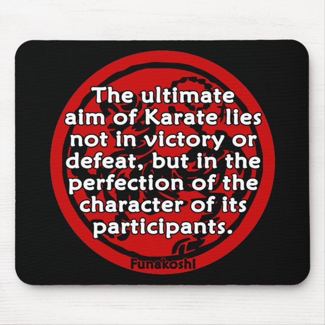 Tapis De Souris Shotokan - le but final (Devant)