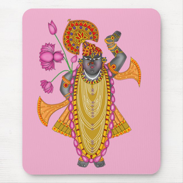Tapis De Souris Shreenath Ji Mouse Pad Cover (Devant)