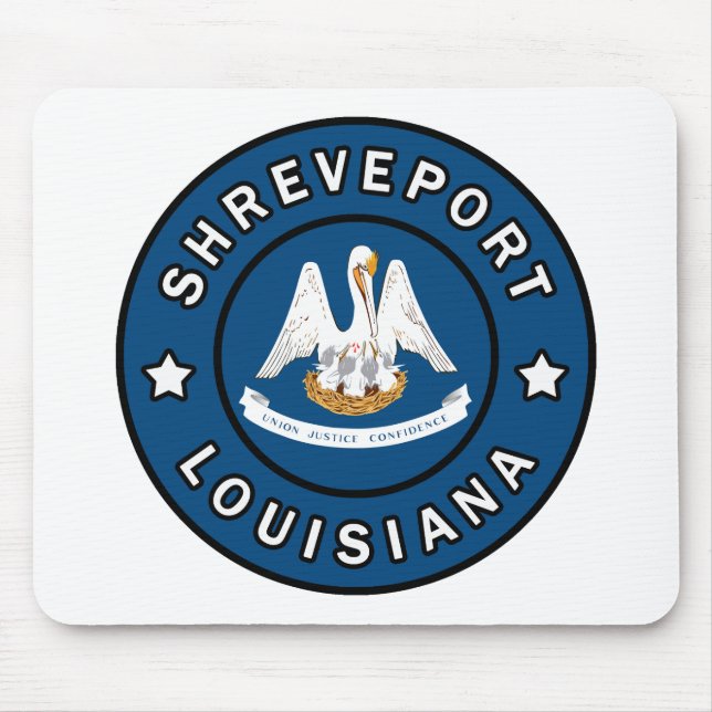 Tapis De Souris Shreveport Louisiane (Devant)