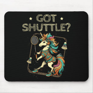 Tapis De Souris Shuttle Badminton Player Shuttle Racket 2