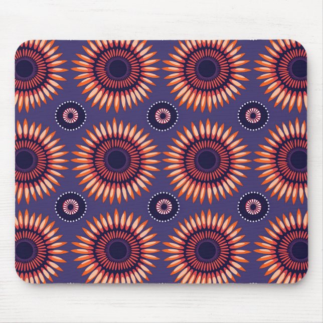 Tapis De Souris Shweshwe sud-africain audacieux inspiré (Devant)