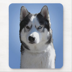 Tapis De Souris Sibérie Husky Mousepad Cadeaux Malamute Chiens De