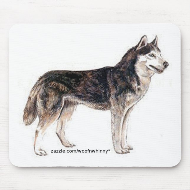 Tapis De Souris Sibérien Husky ! (Devant)