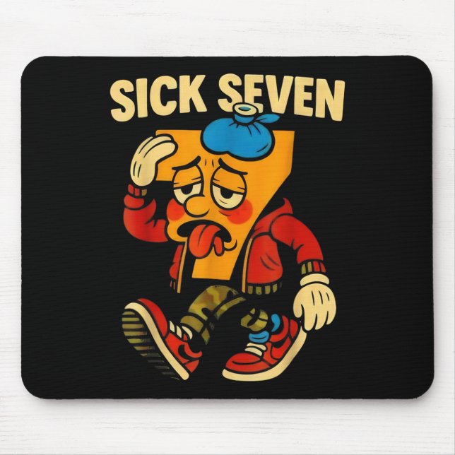Tapis De Souris Sick Seven 67 Halloween Six Seven  (Devant)
