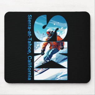 Tapis De Souris Sierra-at-tahoe Cool Ski Vacances Ski Extérieur S