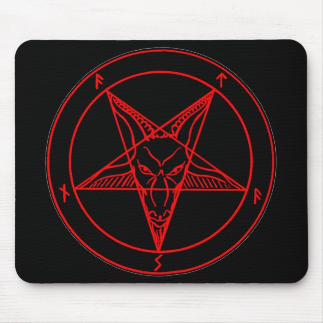TAPIS DE SOURIS SIGILE DE BAPHOMET (Devant)