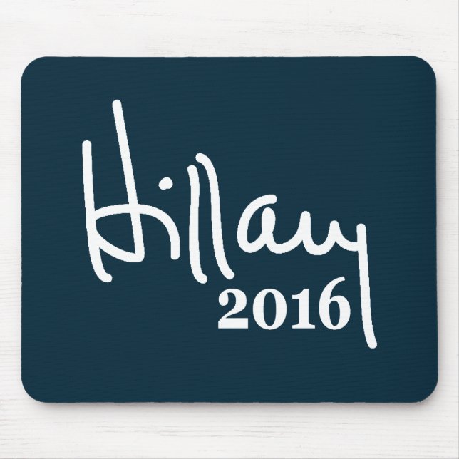 Tapis De Souris Signature 2016 de Hillary Mousepad (Devant)