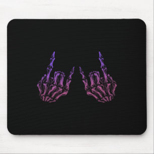 Tapis De Souris SIGNE À MAIN Rocker Rock Squelette Retro Halloween