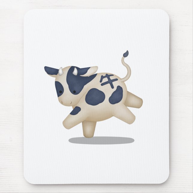 Tapis De Souris SIGNE D'Astrologie Zodiac Ox Cute (Devant)
