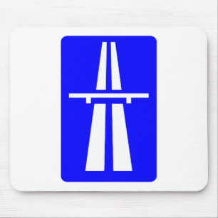 Tapis De Souris Signe d'autoroute