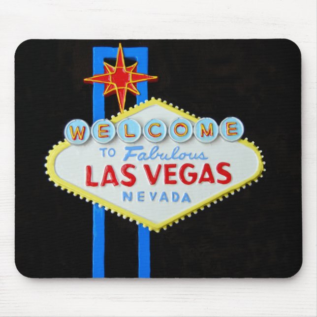 Tapis De Souris Signe de Las Vegas solo (Devant)