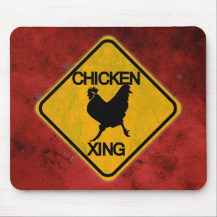 Tapis De Souris SIGNE DE PASSAGE DE Poulet Rustique
