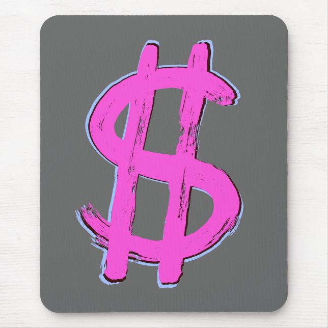 Tapis De Souris SIGNE Dollar Rose (Devant)