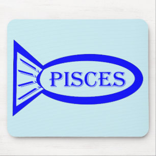 Tapis De Souris SIGNE PISCES Poisson Mousepad