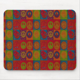 Tapis De Souris Signes de paix sauvages - Mousepad