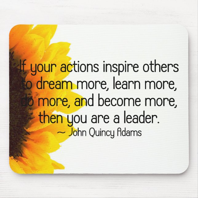 Tapis De Souris Signes d'un chef vrai (Devant)