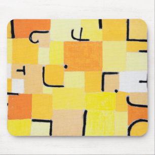 Tapis De Souris Signes en Jaune, Paul Klee