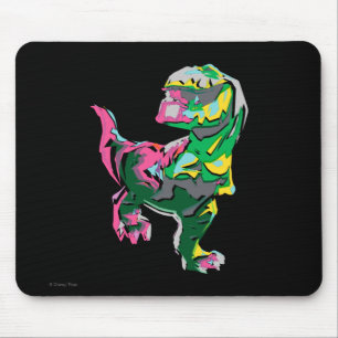 Tapis De Souris Silhouette Abstraite des boutons