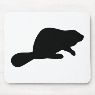 Tapis De Souris Silhouette beaver