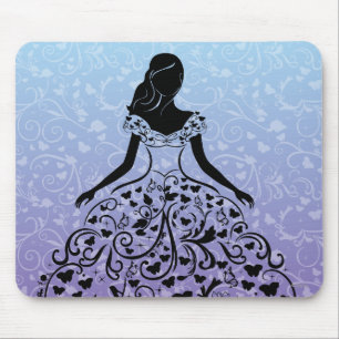 Tapis De Souris Silhouette de Cendrillon