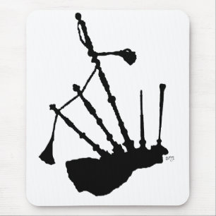 Tapis De Souris Silhouette de cornemuse
