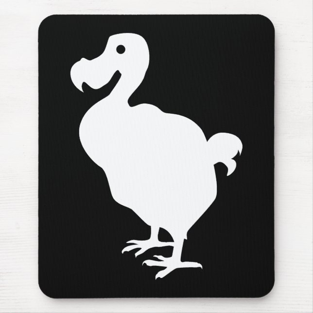 Tapis De Souris Silhouette de dronte (Devant)