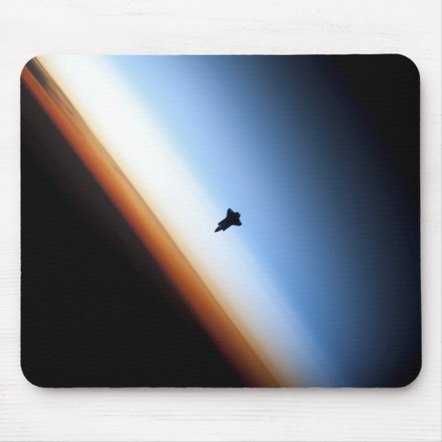 Tapis De Souris Silhouette de la navette spatiale Endeavor (Devant)