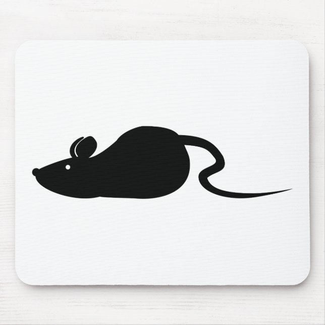Tapis De Souris Silhouette de la souris (Devant)