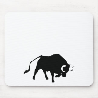 Tapis De Souris Silhouette de remplissage de Taureau