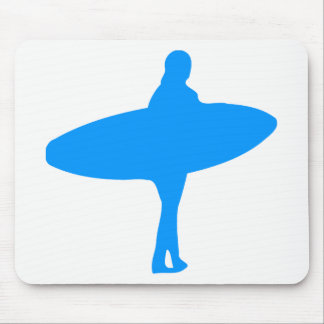 Tapis De Souris Silhouette de surf