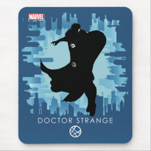 Tapis De Souris Silhouette héroïque de Doctor Strange