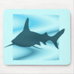 Tapis De Souris Silhouette Mousepad de requin