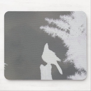 Tapis De Souris Silhouette Mousepad du geai de Steller