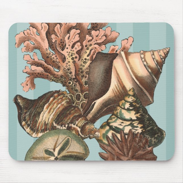 Tapis De Souris Silhouette Sea Life (Devant)
