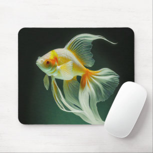Tapis De Souris Simple élégance Goldfish Digital Artwork  