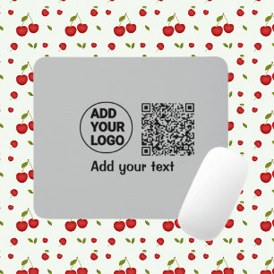 Tapis De Souris Simple minimum q r code ajouter logo code d'analys