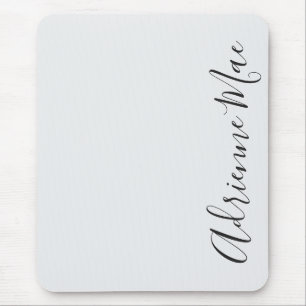 Tapis De Souris Simplement Elegant Blanc Silver Personnalisé