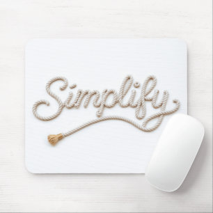 Tapis De Souris Simplifier le texte de corde