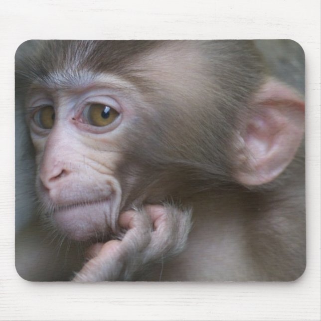 Tapis De Souris Singe de bébé (Devant)