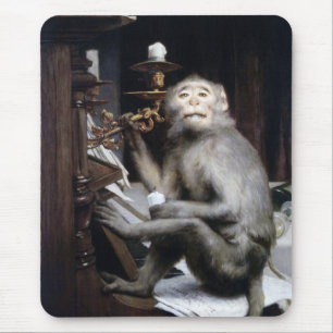 Tapis De Souris Singe de sourire