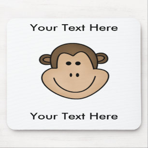Tapis De Souris Singe fait sur commande Mousepad - personnalisable