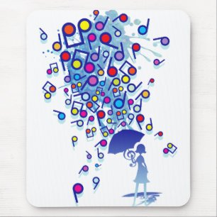 Tapis De Souris Singin' dans la pluie